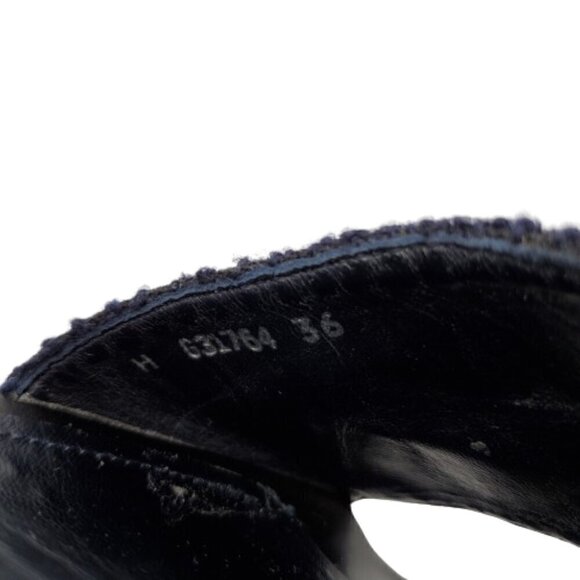 Chanel Interlocking CC Chain Tweed Dad Sandals - Picture 7 of 8